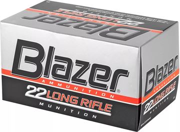 Picture of CCI Blazer Rimfire Ammo - High Velocity, 22 LR, 40Gr, LRN, 500rds Brick, 1235fps