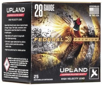 Picture of Federal Perminum Upland Copper-Plated Shotgun Ammo - 28Ga, 2-3/4", 3/4oz, #6, 25rds Box, 1295fps