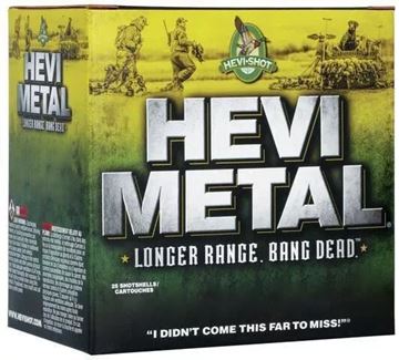 Picture of HEVI-Shot HEVI-Metal Non-Toxic Shotgun Ammo - 12ga, 3", #2, 1-1/4oz, 1500fps, 25rds Box