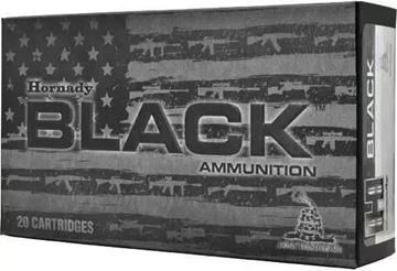 Picture of Hornady Black Rifle Ammo - 223 Rem, 75Gr, BTHP Match, 20rds Box