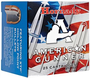 Picture of Hornady American Gunner Handgun Ammo - 357 Mag, 125Gr, XTP American Gunner, 25rds Box