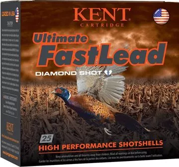 Kent Ultimate Fast Lead With Diamond Shot Upland Game Shotgun Ammunition — Reliable Gun