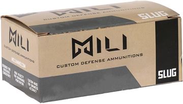Picture of MILI Custom Shotgun Ammo - 12Ga, 2-3/4", 1oz, Rifled Slug, 1550fps, 10rds Box