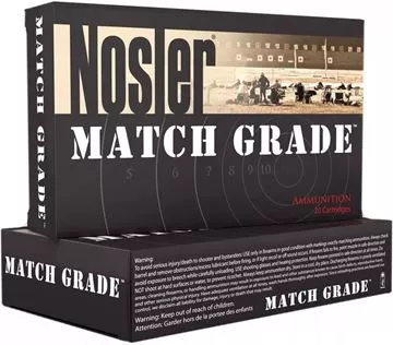 Picture of Nosler Match Grade Rifle Ammo - 308 Win, 168Gr, Custom Competition, BTHP, 20rds Box