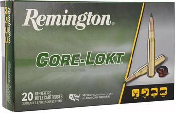 Picture of Remington Core-Lokt Rifle Ammunition - 6.5 Creedmoor, 140gr, Pointed Soft Point, 200rds Case