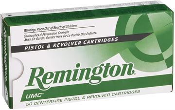Picture of Remington UMC Pistol & Revolver Handgun Ammo - 9mm Luger, 147Gr, MC, 500rds Case