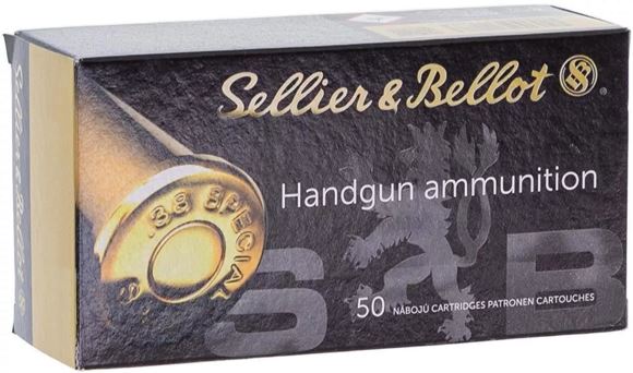 Picture of Sellier & Bellot Handgun Ammo - 38 Special, 158gr, LFN, 50rds box