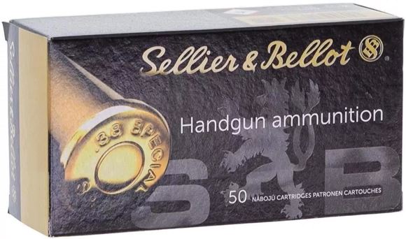 Picture of Sellier & Bellot Pistol & Revolver Ammo - 38 Special, 158Gr, FMJ, 1000rds Case