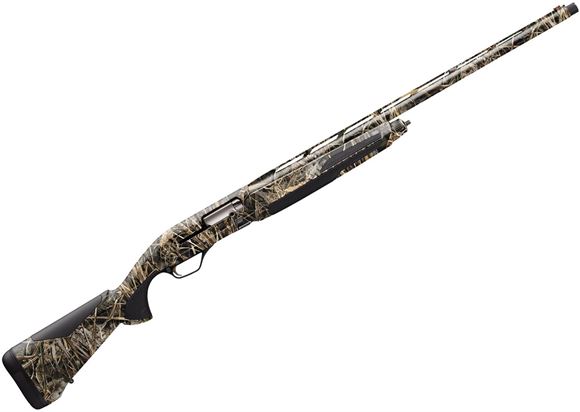 Picture of Browning Maxus II Semi-Auto Shotgun -12Ga, 3-1/2", 28", Lightweight Profile, Vented Rib, Realtree Max 7 Camo, Composite Stock w/Rubber Overmold, 4rds, Fiber Optic Front & Ivory Mid Bead, Invector DS Extended (F,M,IC)