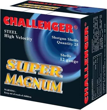 Challenger Super Steel Long Range Magnum Shotgun Ammunition — Reliable Gun
