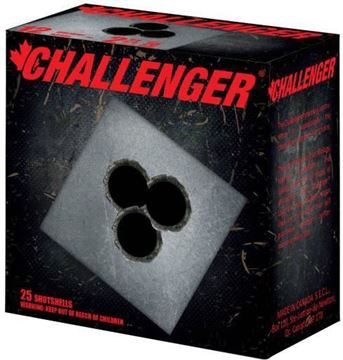Picture of Challenger Hunting Loads Shotgun Ammo - Buck Shot Magnum, 12Ga, 2-3/4", 9 Pellets, 00 Buck, 25rds Box
