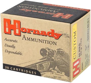 Picture of Hornady Custom Handgun Ammo - 44 Rem Mag, 200Gr, XTP, 20rds Box