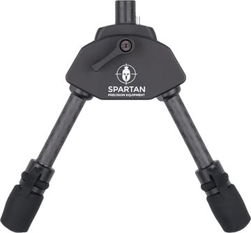 Picture of Spartan Precision Equipment - Javelin Lite Bipod, Standard Length, 5.1" Ground Clearance, Carbon Fiber & Aluminum, Classic Rifle Adapter Kit Included, Compatible Spartan 12mm Adapters, Weight: 4.6oz.