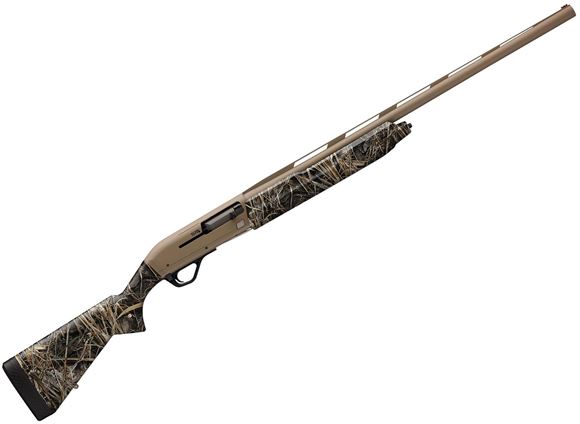 Picture of Winchester SX4 Hybrid Hunter Semi Auto Shotgun - 12ga, 3", 28", FDE Cerakote, Realtree Max-7 Camo Stock, TRUGLO fiber-Optic Sight, Invector-Plus Flush (F,M,IC)