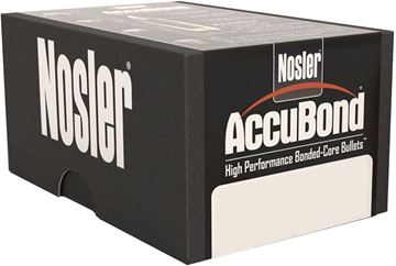 Picture of Nosler Bullets, AccuBond - 30 Caliber (.308"), 165Gr, Spitzer Point, 50ct Box