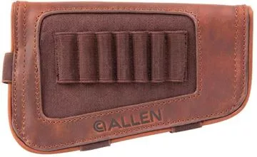 Picture of Allen Leather Buttstock Shell Holders -  Fits Rifles, 7 Cartridges