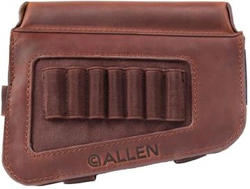 Picture of Allen Leather Buttstock Shell Holders -  Fits Rifles, 7 Cartridges, With Raised Cheek Piece