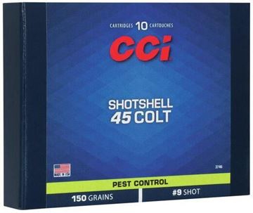 Picture of CCI 3746 Centerfire Pistol Shotshell 45 LC, 150 Gr, 1000 fps 10 Rnd, Boxed