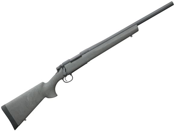 Picture of Remington Model 700 SPS Tactical AAC-SD Bolt Action Rifle - 300 AAC Blackout, 16.5", Heavy-Contour Tactical Style, 5/8"-24 Threaded, Satin Black Oxide, Hogue Overmolded Ghille Green Pillar Bedded Stock, Synthetic Hogue Overmolded Stock, 5rds, X-Mark Pro