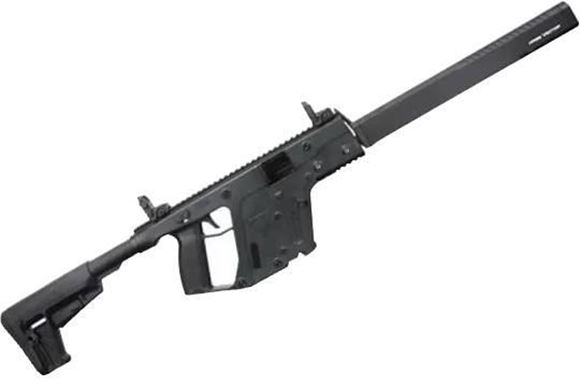 Picture of KRISS Vector Gen II CRB Enhanced Semi-Auto Carbine - 9mm, 18.6", w/Square Enhanced Black Shroud, Black, M4 Stock Adaptor w/ M4 Stock, 10rds, Magpul Flip Up Front & Rear Sights