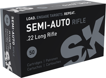 Picture of Lapua SK Rimfire Ammo - Semi-Auot, 22 LR, 40Gr, Lead Round Nose, 50rds Box, 1132fps