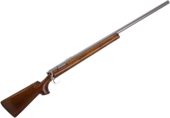 Picture of Used Remington 40-X Single Shot Bolt Action Rifle, 243 Win, 27.5" Heavy Stainless Barrel, Target Stock with Accessory Rail, Metal Trigger Gaurd, Good Condition