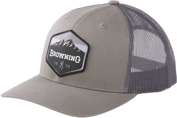 Picture of Browning Hats - Diamond Creek, Mash Bacl, Snap Back, Gray