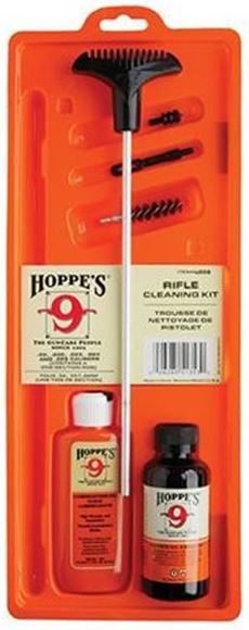 Picture of Hoppe's No.9 Cleaning Kits - Rifle Kit w/Aluminum Rod, (.22, .222, .223, .224, .225, .243, .25, .25-06, .257)