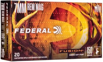 Picture of Federal Fusion Rifle Ammo - 7mm Rem Mag, 150Gr, Fusion, 20rds Box