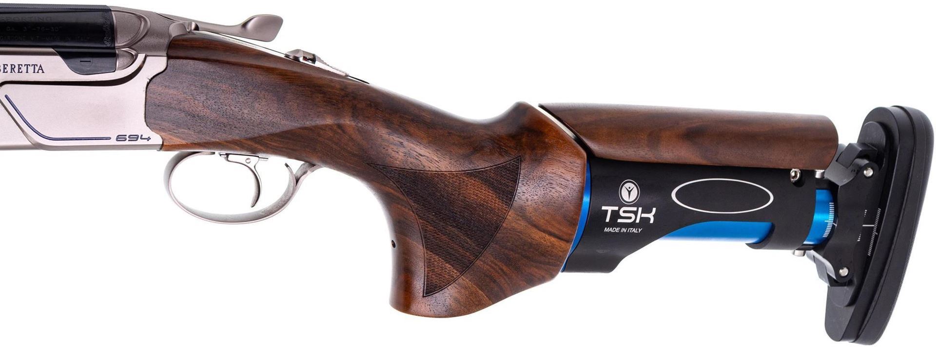 Beretta 694 Pro Sporting TSK Over/Under Shotgun 12Ga, 3", 30", Steelium, Blued, Vented Rib