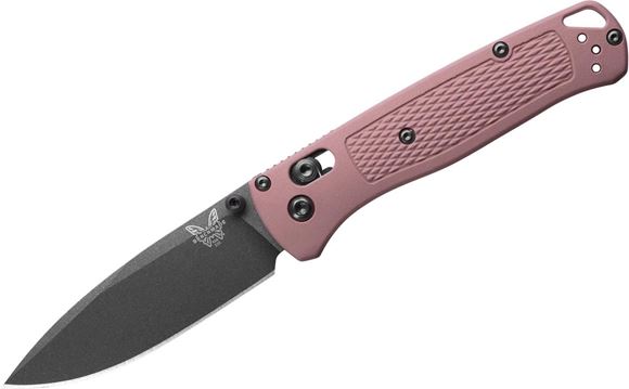 Picture of Benchmade Knife Company, Knives - Bugout, AXIS Mechanism, 3.24" S30V Blade (Black Cerakote), Alpine Gkow Handle, Mini Deep Carry Reversable Clip, Drop-Point, Plain Edge, Lanyard Hole, Weight: 1.8oz (51.03g)