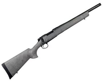 Picture of Remington Model 700 SPS Tactical Bolt Action Rifle - 223 Rem, 16.5", Heavy-Contour Tactical-Style, Threaded 1/2"x28, Blued, Ghillie Green Hogue Overmolded Stock, Pillar Bedded, 5rds, X-Mark Pro Trigger