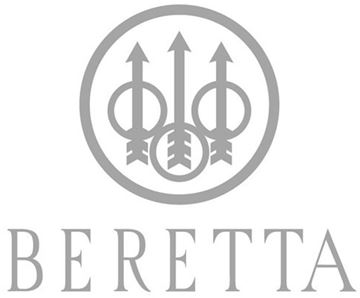 Picture of Beretta Official Window Decal - Beretta Logo, 6" x 4", Grey