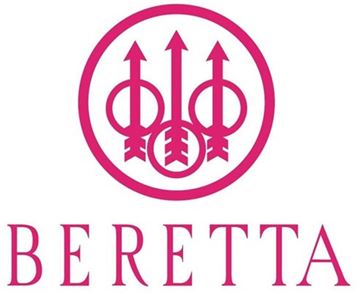 Picture of Beretta Official Window Decal - Beretta Logo, 6" x 4", Pink