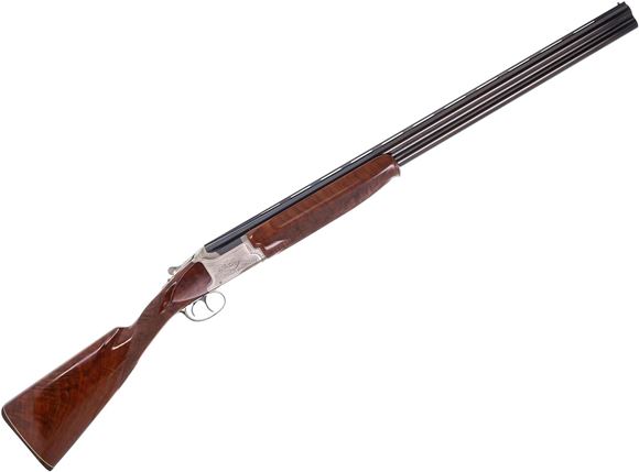 Picture of Used Winchester Grand European Over Under 12-Gauge, 28'' Barrel (IC,MOD) Chokes, Coin Finish Engraved Receiver, Walnut Straight Grip Stock, Double Triggers, Winchester Diamond Grade Take Down Case, Excellent  Condition