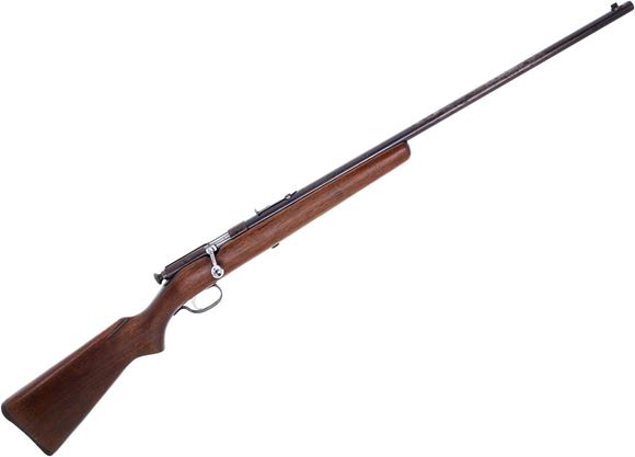 Picture of Used Savage Model 3B Bolt-Action 22 LR, 26" Barrel, Single Shot, Missing Rear Sight Elevator, Fair Condition