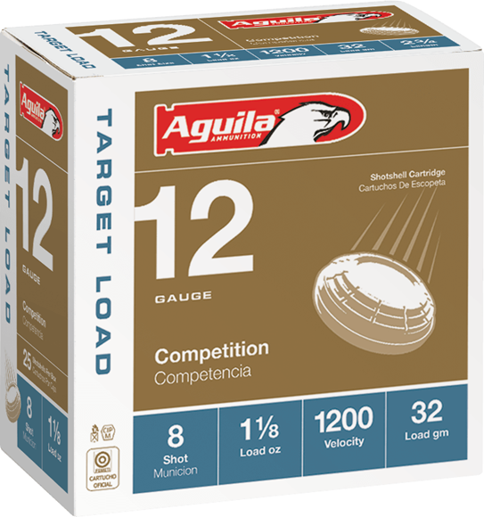 Picture of Aguila Shotgun Ammo - 12 Ga, 2 3/4", 1 1/8oz, #8, 1200fps, 250rds Case