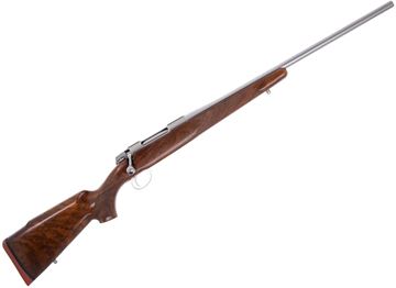 Picture of Sako 90 S Hunter SS Bolt Action Rifle - 308 Win, 22.4", Stainless Barrel And Action, Grade 2 Walnut Stock, Adjustable Trigger, 4rds