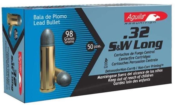 Picture of Aguila Handgun Ammo - 32 S&W Long, 98Gr, 50rds Box