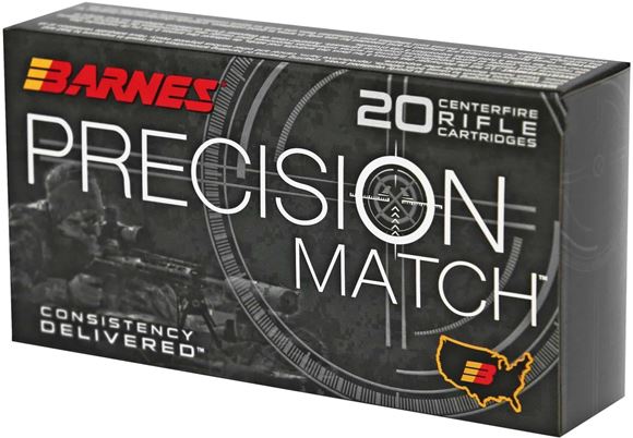 Picture of Barnes Precision Match Rifle Ammunition - 6.5 prc, 145gr, OTM BT, 20rds Box