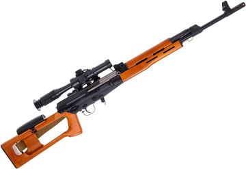 Picture of Used Norinco Type 81 SR Semi-Auto 7.62x39mm, 20.5'' Heavy Chrome Lined Barrel, With POSP 4x24mm Scope, Thumbhole Wood Stock w/ Reversible Cheekrest, Muzzlebrake, 3 Mags & Original Box, As New Condition