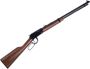 Picture of Henry Octagon Frontier Model Rimfire Lever Action Rifle - 17 HMR, 20", Blued, Straight-Grip American Walnut Stock, 11+1rds, Brass Beaded Front & Marbles Fully Adjustable Semi-Buckhorn Rear Sights