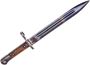 Picture of Used Turkish M1935 Bayonet, Fits Turkish Mauser 1893 & 1903 Models, Pommel Stamped ASFA, With Sheath, Good Condition
