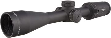 Picture of Trijicon Scopes, Credo - 3-9x40mm, 1", Matte, Red Illuminated Mil-Square Reticle, Second Focal, .1 Mil Click Value, Capped Turrets