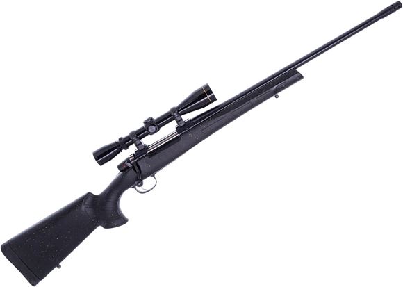 Picture of Used CZ 557 Night Sky Bolt Action Rifle -30-06 Sprg, 20.5" Barrel w/Muzzle Brake, Night Sky Speckled Soft Touch Synthetic Stock, Leupold Vari-X II 3-9x40, Excellent Condition