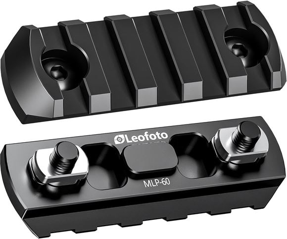 Picture of Leofoto MLP-60 - 2.36", M-LOK To 5-Slot Picatinny Rail, Black