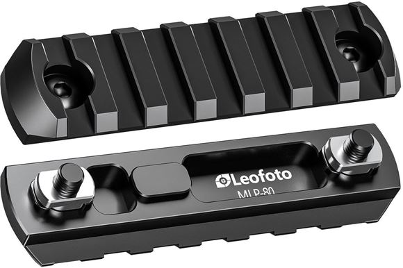 Picture of Leofoto MLP-80 - 3.15", M-LOK To 7-Slot Picatinny Rail, Black