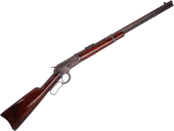 Picture of Used Winchester Model 92 Lever-Action 25-20 Win, 20" Barrel, Cocking Lever Bent, Light Pitting Throughout, Stock Varnished, Overall Fair Condition