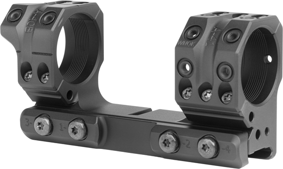Picture of Spuhr Rifle Accessories - One Piece Scope Mount, 34mm, 0 MOA, 34mm/1.5" Height, Black