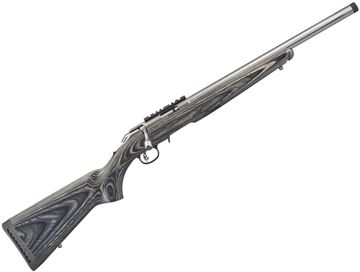 Picture of Ruger 8367 American Rimfire Bolt Rifle 22 LR 18" S/S Threaded BBL BLK Laminate Stk, 10 rd
